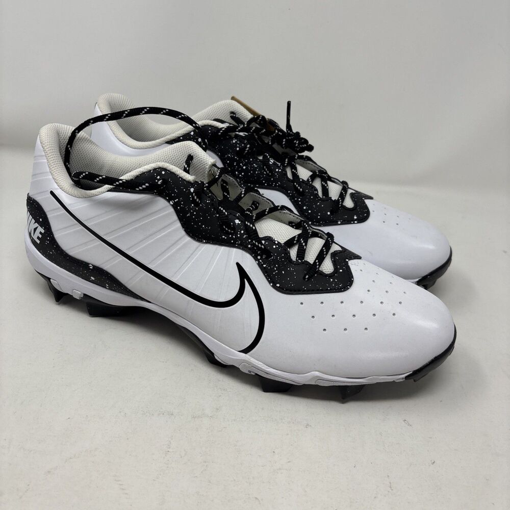 Nike Eastflex Football Cleats White Black Men’s Size 13 DJ6534-106 New